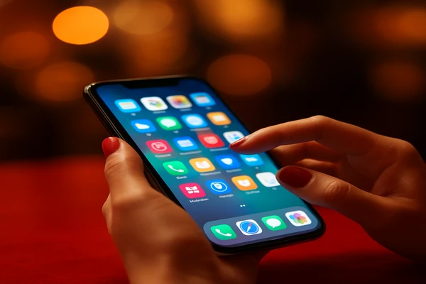 স্মার্টফোন হাতে থাকা একজন ব্যবহারকারী ডিজিটাল প্ল্যাটফর্মটি স্বাচ্ছন্দ্যে ব্যবহার করছেন