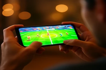 মোবাইল-সমর্থিত গেমিং প্ল্যাটফর্ম ইন্টারফেসের একটি উদাহরণ